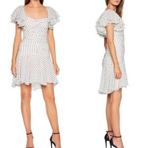 NWT Bardot Jessi White/Black Polka Dot Mini Dress 👗